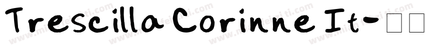 Trescilla Corinne It字体转换